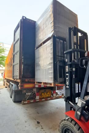 Xếp lon container